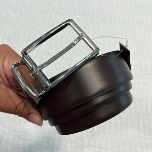 ALDO Belt, leather reversible black brown men’s size large 38 inches 97 cm‎ nwt